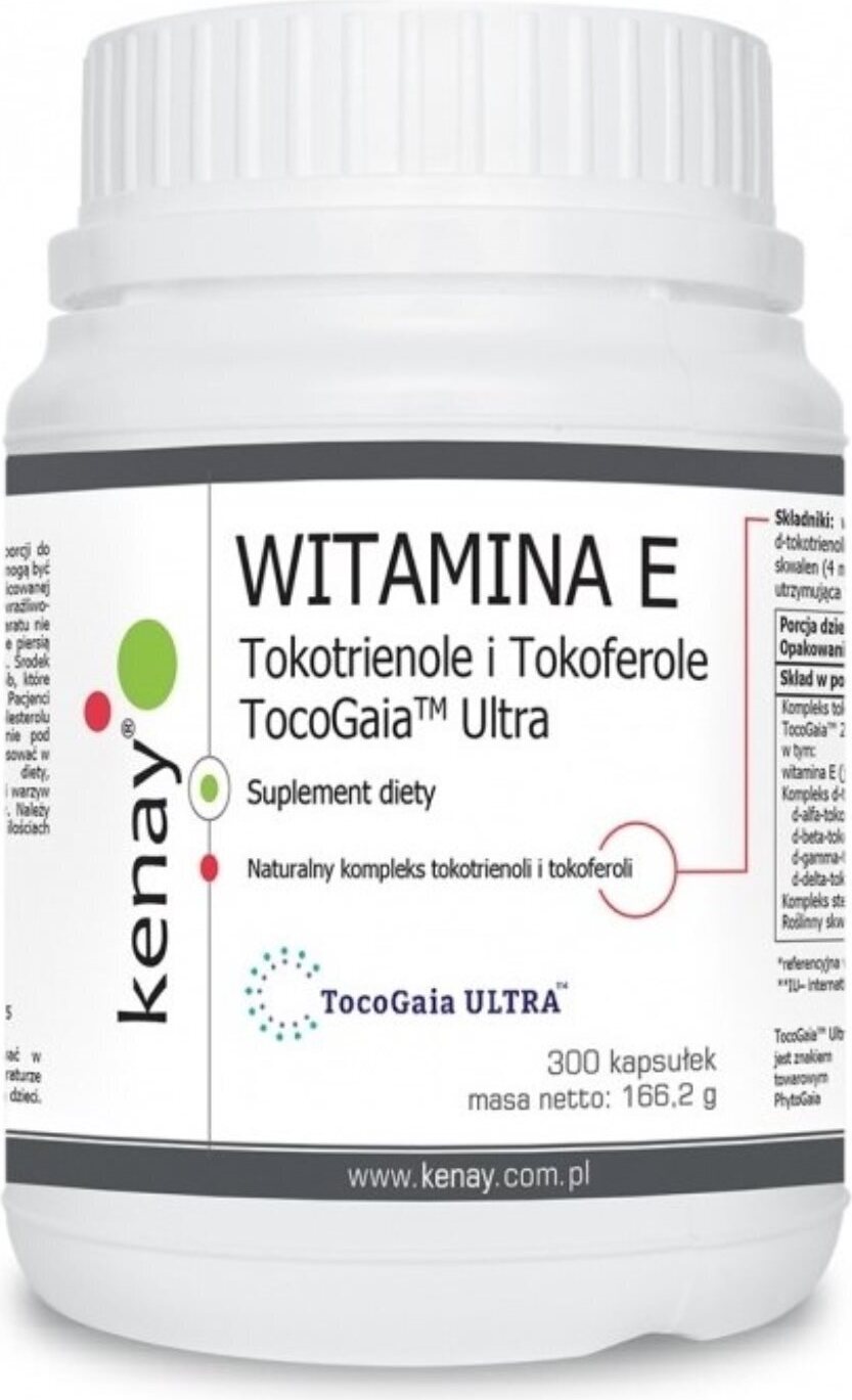 Vitamin E Tocotrienole und Tocopherole TocoGaia™ Ultra 300 Kapseln KENAY BI7172