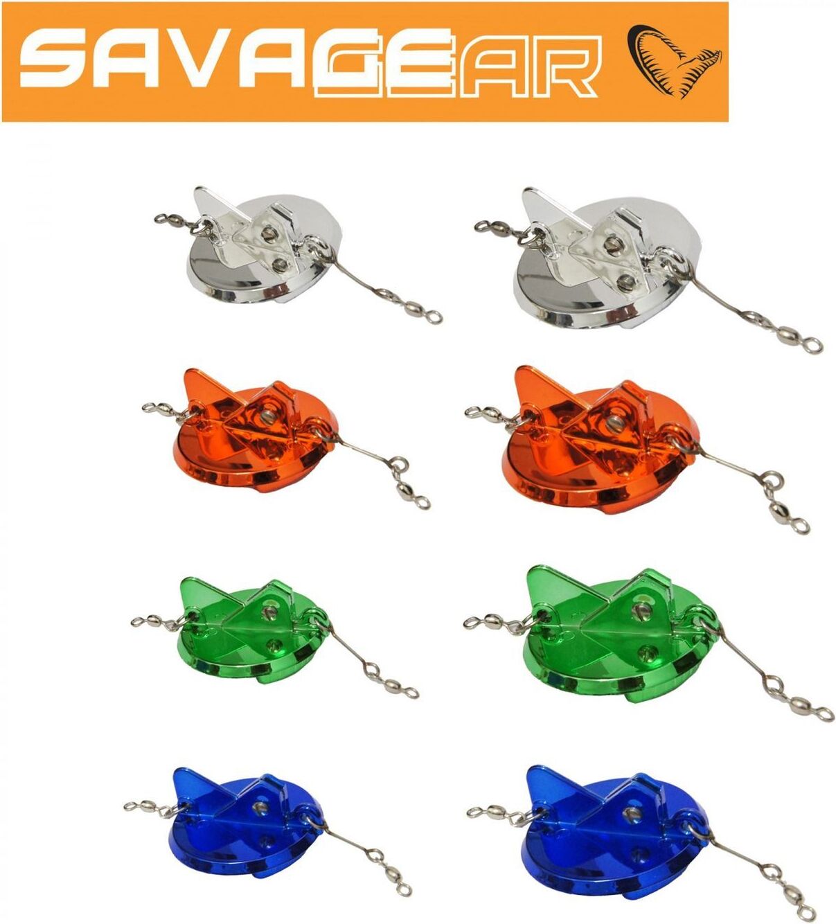 Savage Gear Disc Diver Tauchscheibe, Ausführung:107g /95mm - Farbe Silver 50797-aus