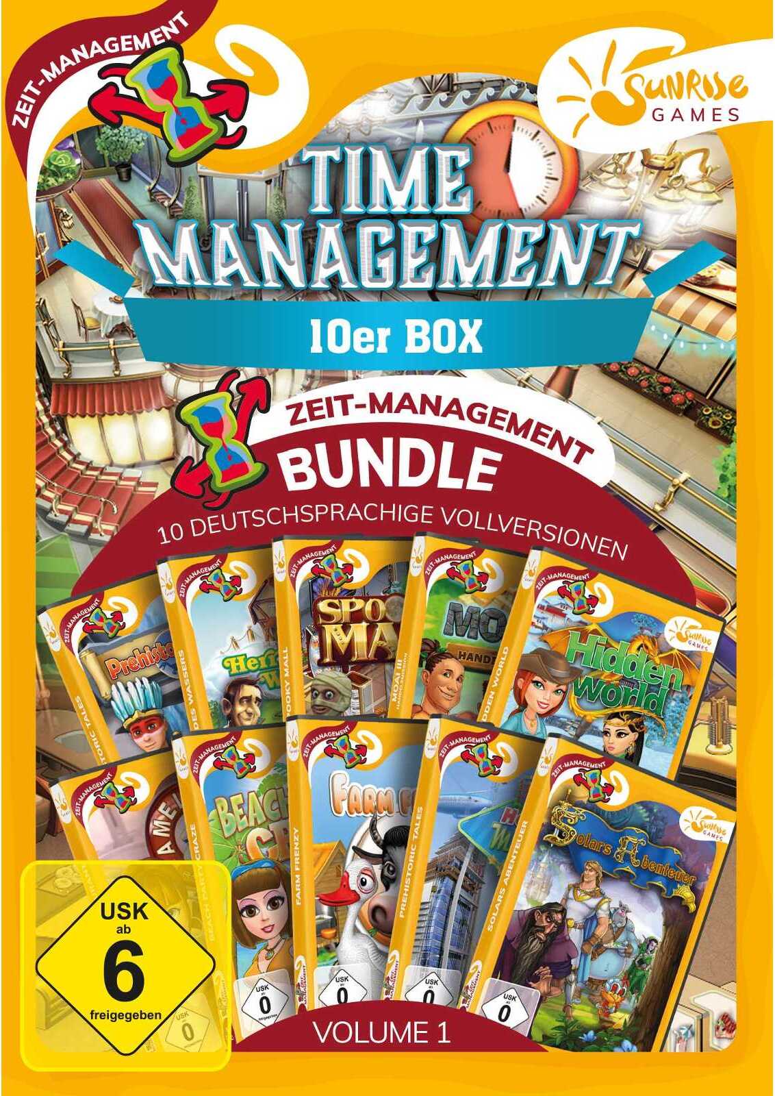 Time Management 10-er Box PC Vol. 1 SUNRISE CD-1162