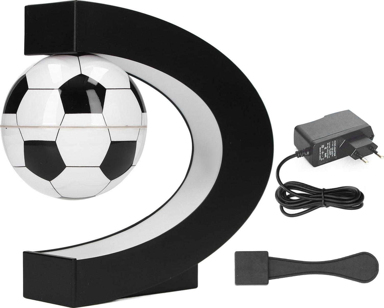 Gistuch Magnetischer Levitationsfußball mit C -Formbasis für Kinder schweben niedrige Reibungsschwebung Geburtstag 100‑240V EU -Stecker
