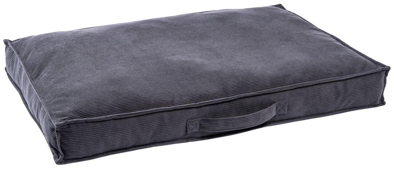 Zurbrüggen zurbrueggen Cord-Hundekissen Größe L Grau mit umlaufender Saumeinfassung EG24FP0767grey