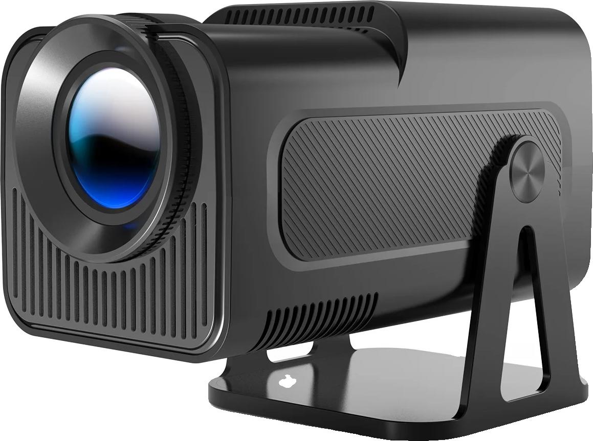 Mini projektor, kompatibilný s Bluetooth, optické rozlíšenie 1920x1080, jas 18000 lúmenov, čierny, zástrčka EÚ