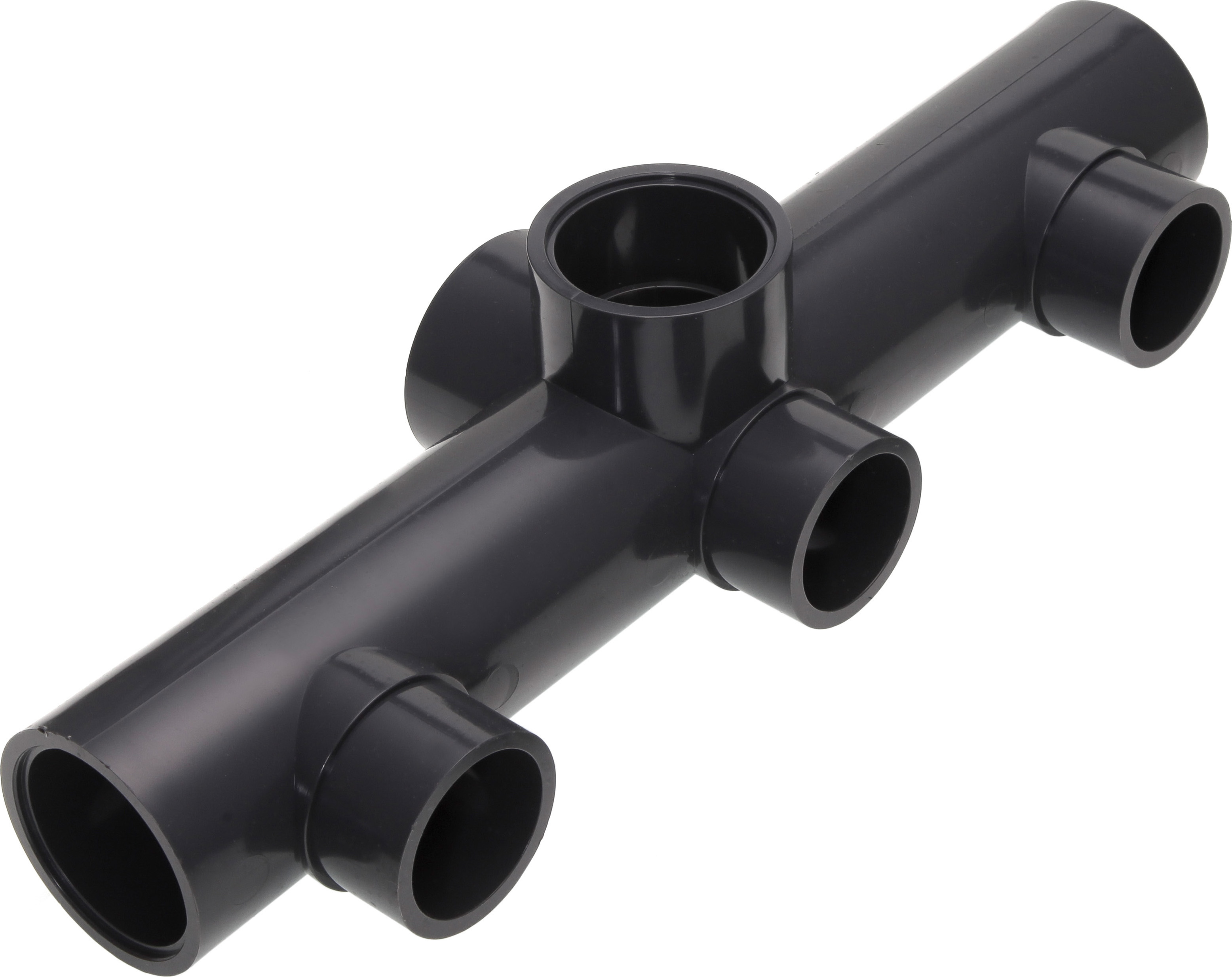 POWERHAUS24 PVC Wasserverteiler für 50 mm Rohrleitungen