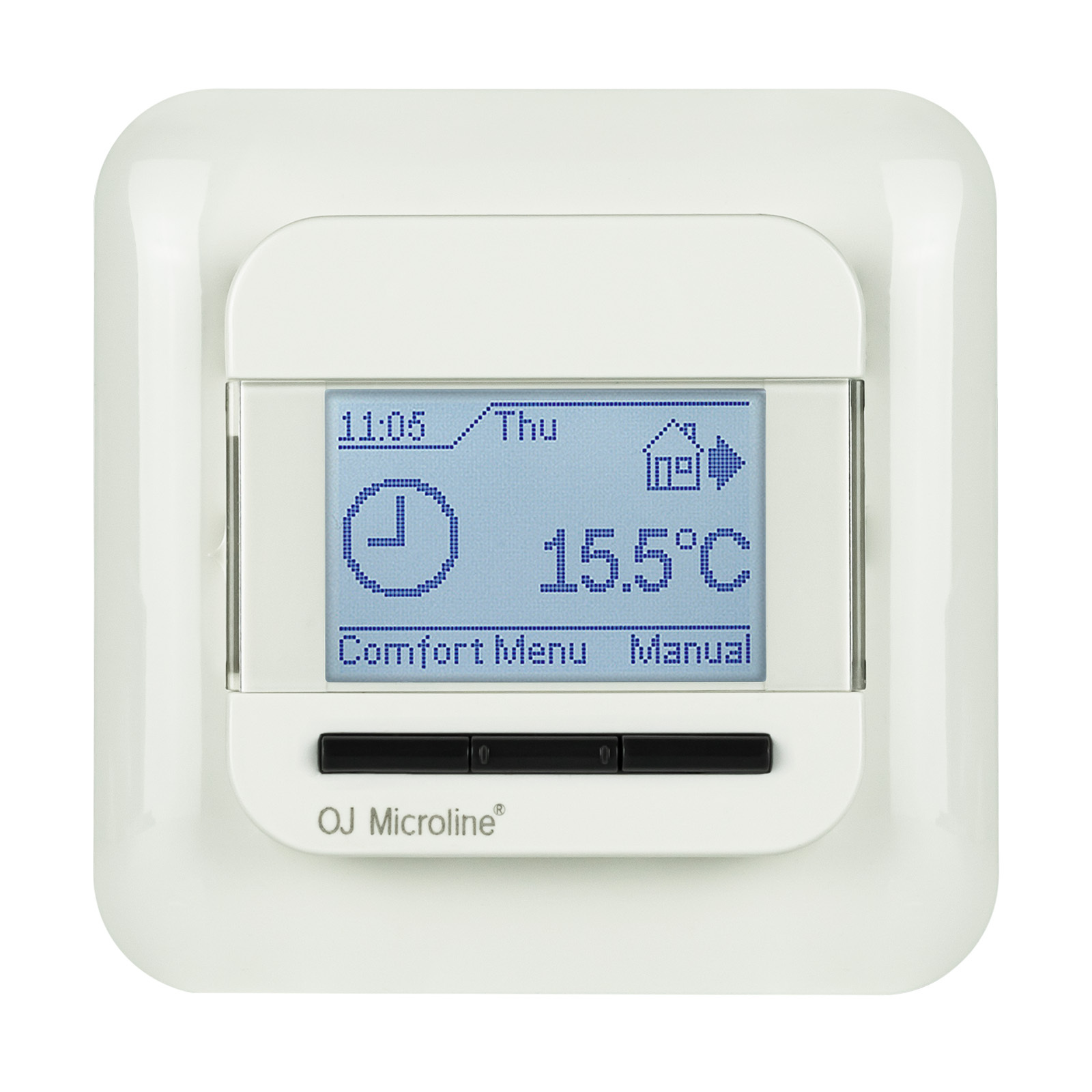 OCD4 termostat digitálny pre podlahové vykurovanie nemecké menu regulácia vykurovania regulátor teploty programovateľný
