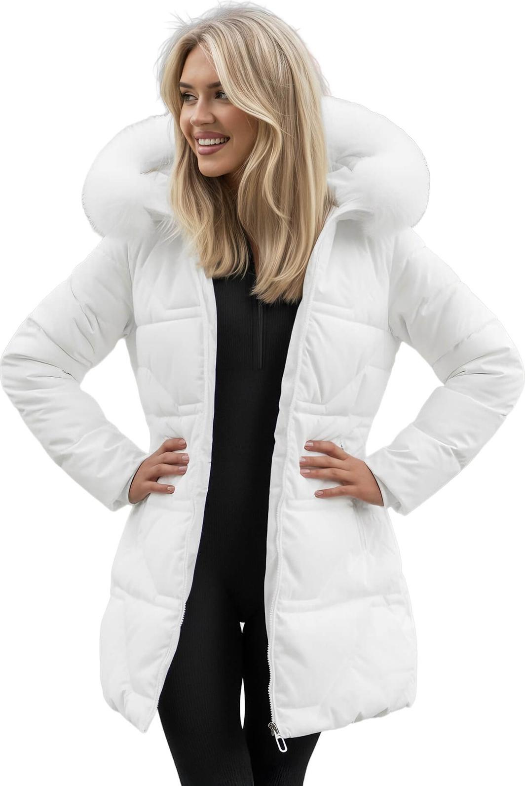 Damen Winterjacke Weiß OZONEE JS/16M9099/281Z M