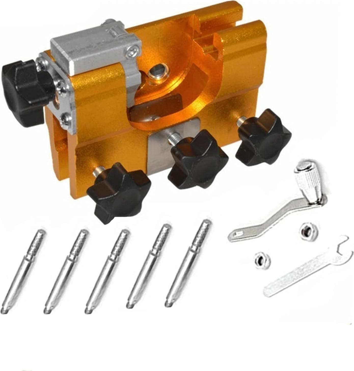 Markenlos Kettensäge Schleifer - Kettensäge Schleifgerät - Kettensäge Schleifen - Kettenschleifer - Ketten Schleifset - Kettensäge Schleifset - Schleifen für Kettensägen