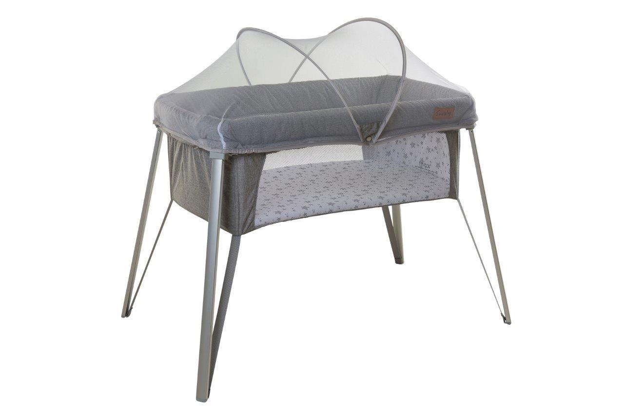 Soozly Babybett Reisebett mit Insektenschutz Grau 64655 421720