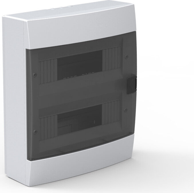 HOROZ 24-Modul-Aufputz-Schaltanlage rauchweiß