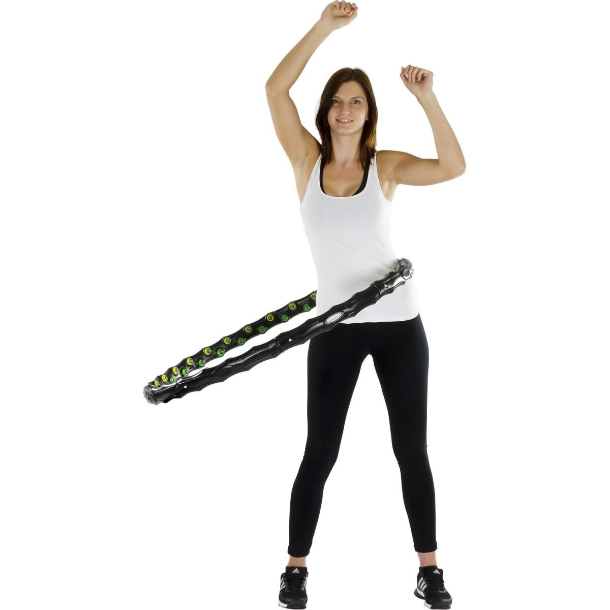 MOVIT Hula Hoop Massaggiante Con Magneti – Regolabile 0,9/1,3/1,7 Kg – Per Adulti E Bambini – Fitness E Perdita Di Peso