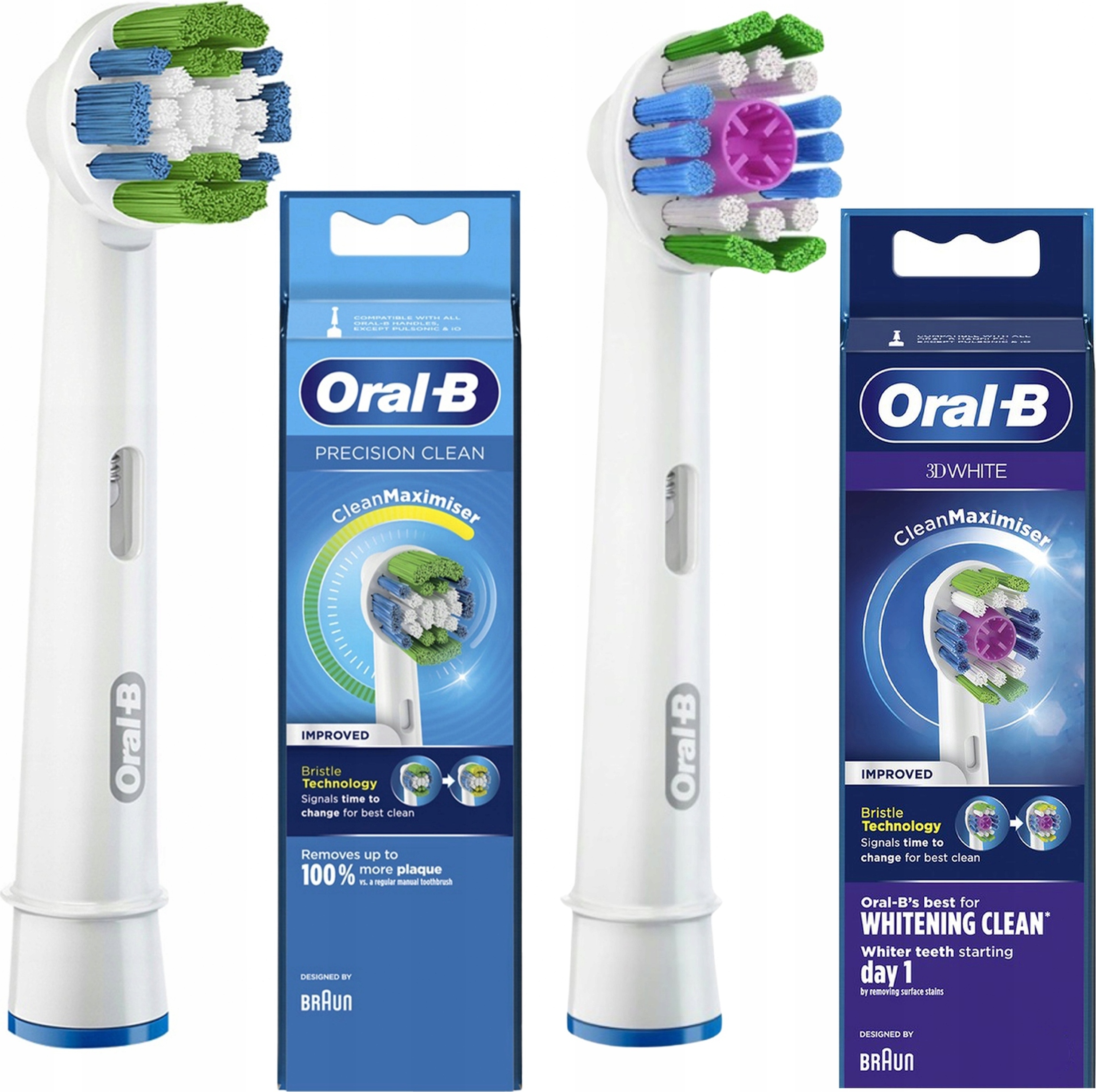 2 Špičky Oral-B Precision Clean 3D White