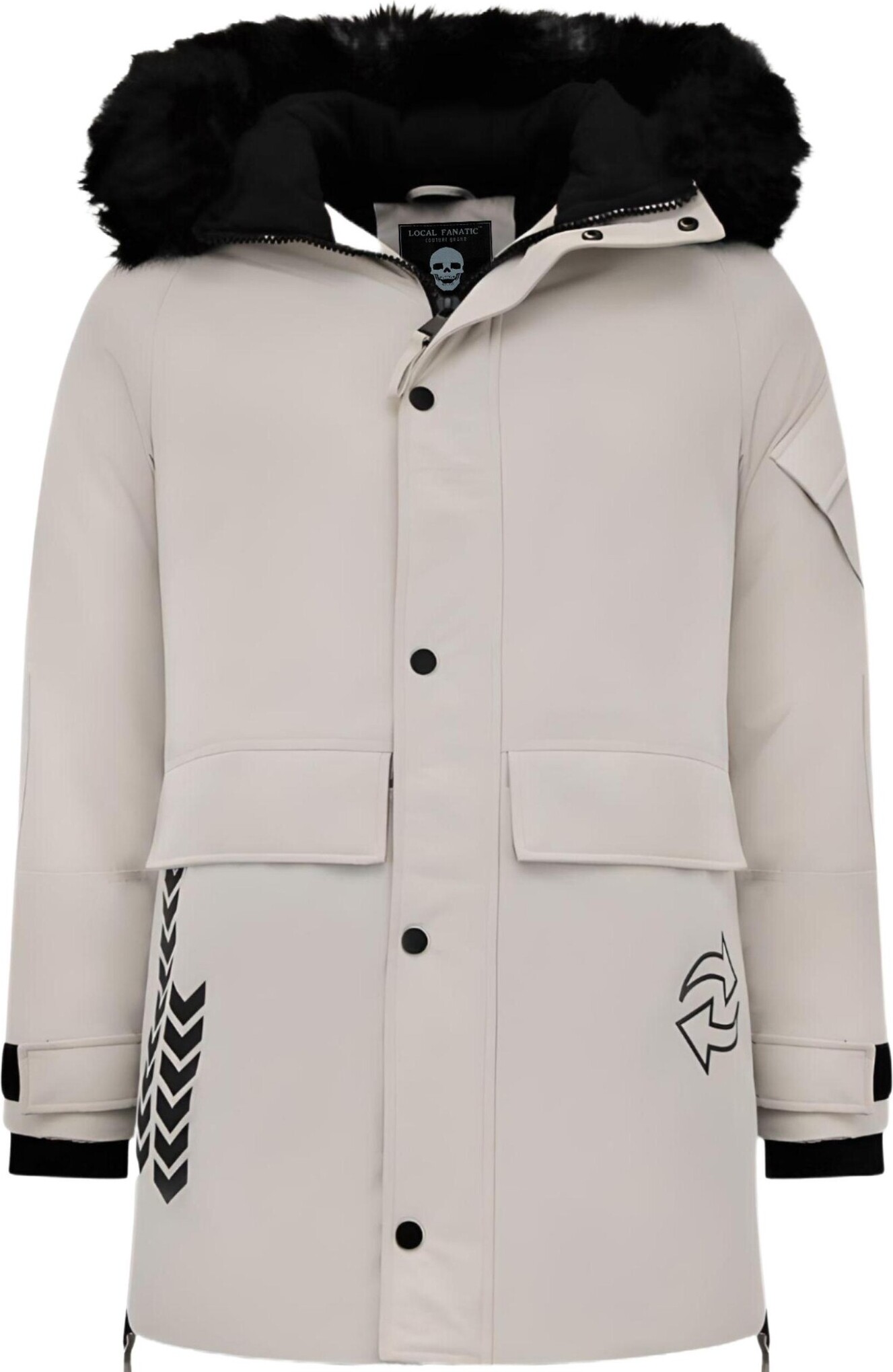 enos Parka Jacket Mit Kunstpelzkragen - M