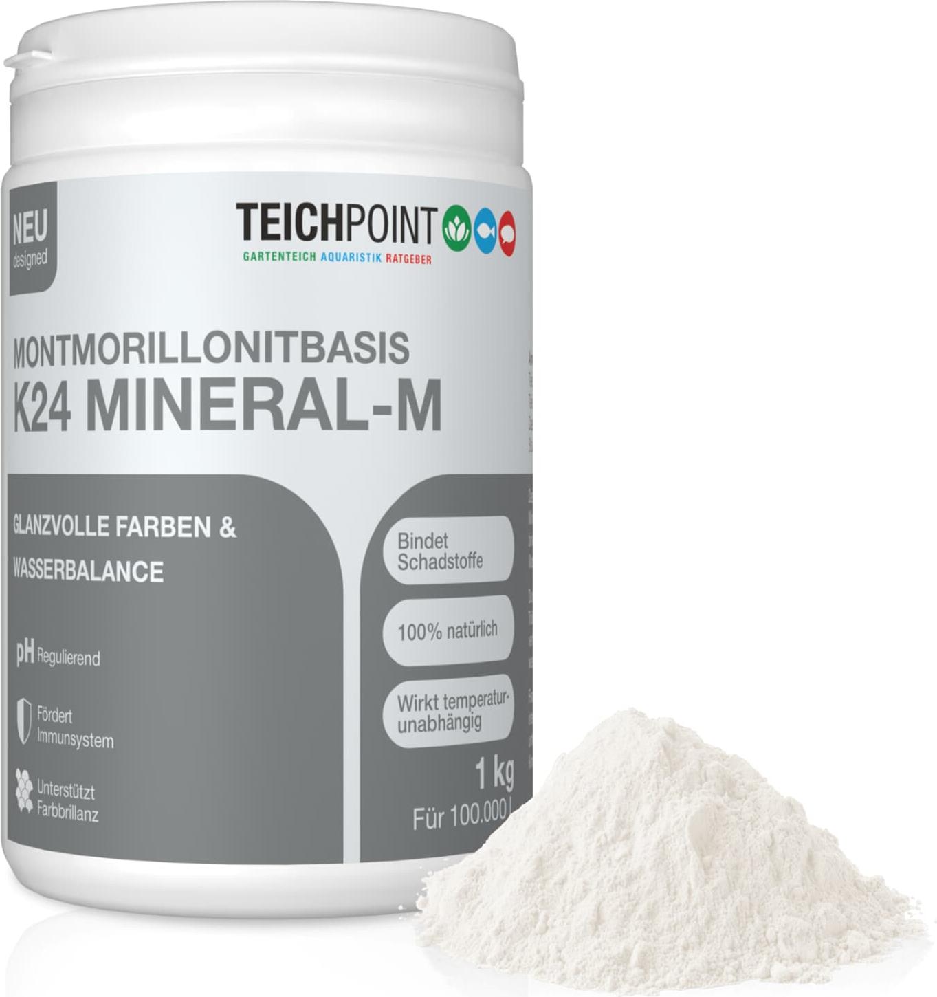 TEICHPOINT K24 Mineral-M Montmorillonit Tonmineral 1 kg 10109201
