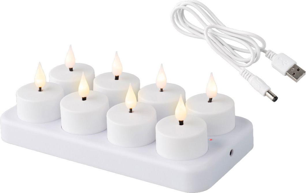 Zurbrüggen LED wiederaufladbare Teelichter