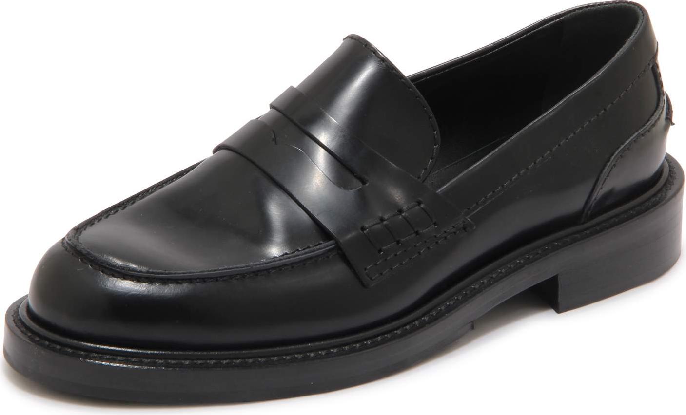 Guglielmo S.p.A L8372 Mocassino Donna Guglielmo Rotta Woman Leather Loafer Black