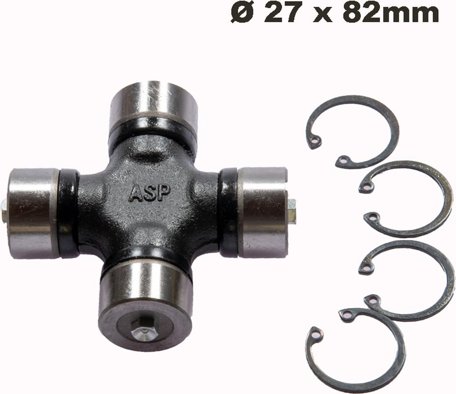 ASP-Eberle Kardankreuzgelenk Ø 27 x 82mm Kardan Kreuzgelenk Jeep Wrangler YJ 87-95 20049