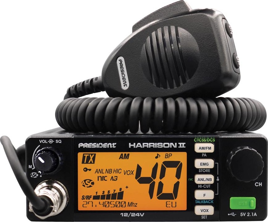 President® - Radio Harrisson II CB 40 Kanäle AM/FM PRE010