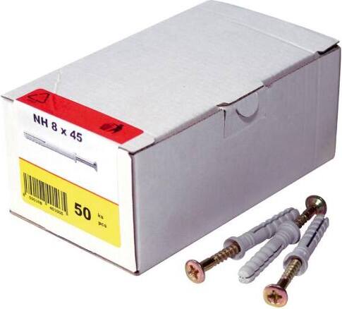 Dübel NH, 8 x 140 mm, ENPRO, 50 Stück