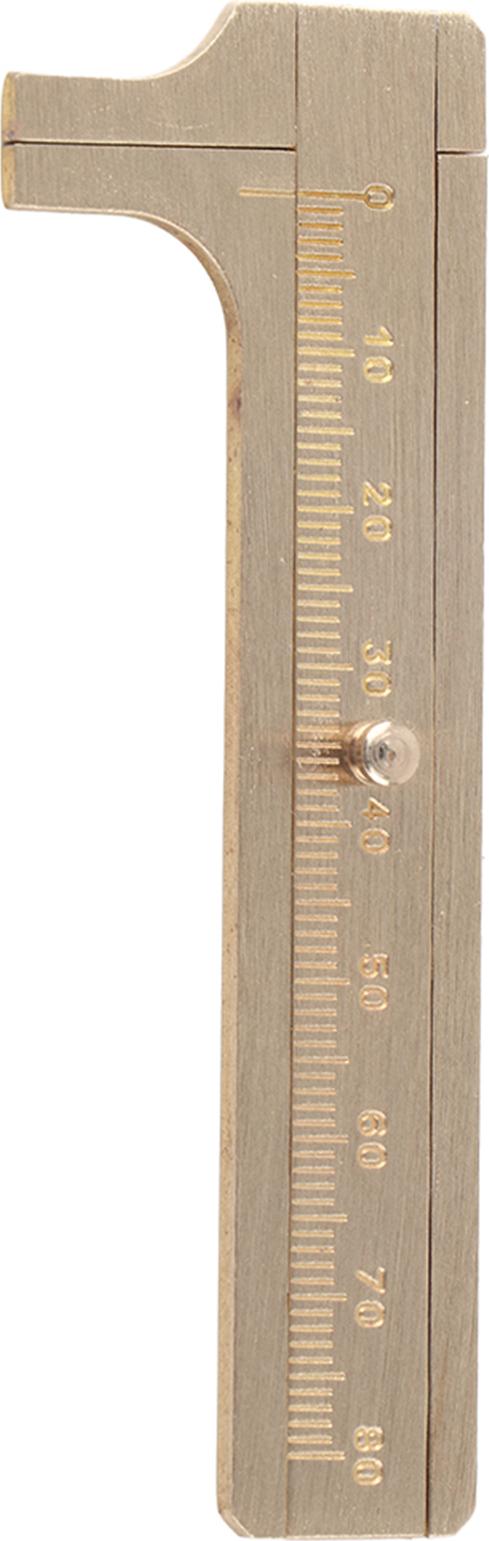 Gistuch Messing Vernier Bremssattel Walnussarmband Messwerkzeug Schmucktestscontakte8cm