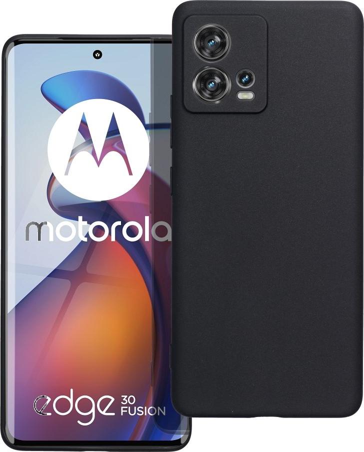 Kryt MATT na mobilný telefón vhodný pre MOTOROLA EDGE 30 Fusion čierny
