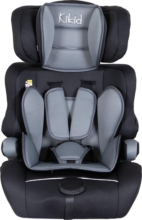 Detská sedačka Kikid Basic 76-150cm R129, čierno-šedá