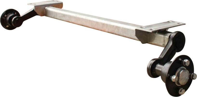 Knott Achsen ungebremst - 750 kg - VG7-L - 1000mm 28° 6A3220.002-2