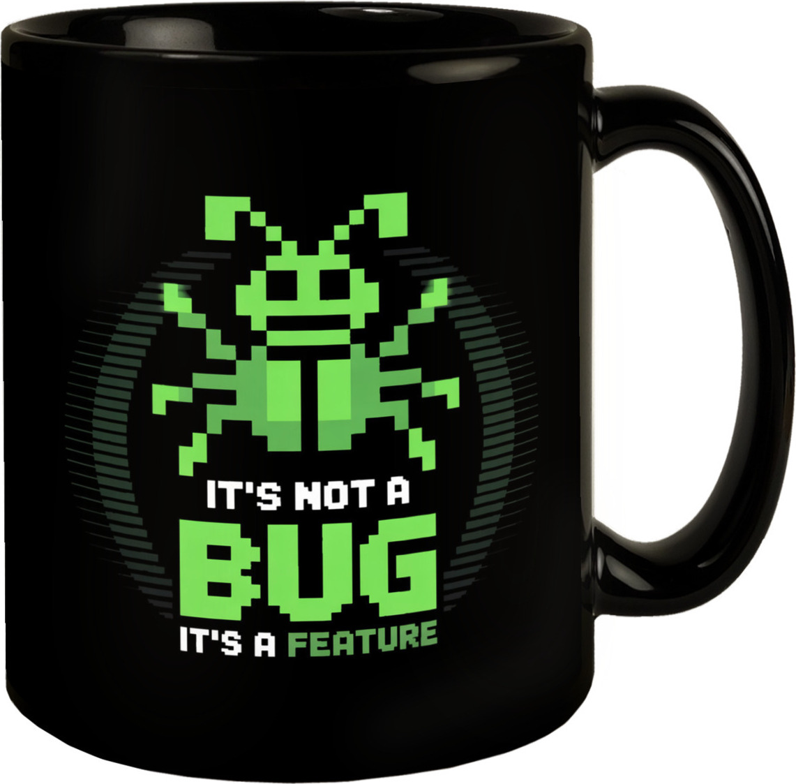 speecheese IT Tasse für Programmierer - It's not a bug it's a feature