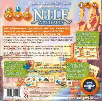 Board Game Box Nile Artifacts (DE/FR/EN) 5943