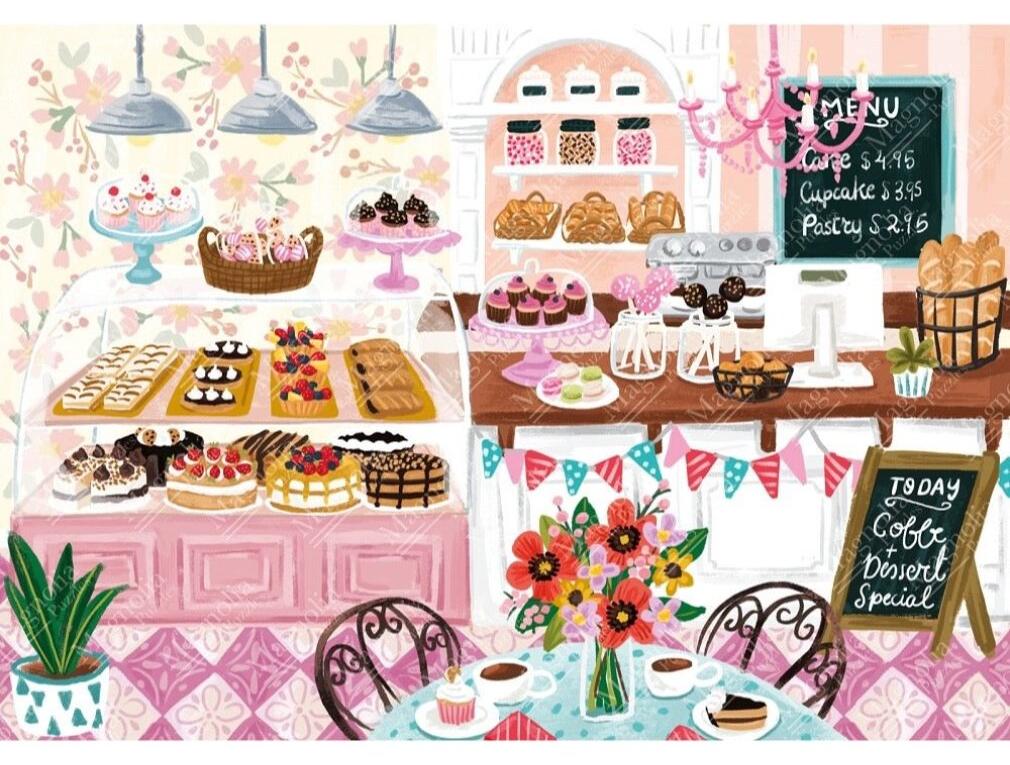 Magnolia Puzzle 1000 Teile buntes Kinderpuzzle für stundenlangen Spaß 06889