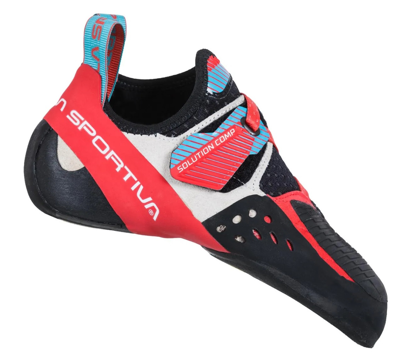 La Sportiva Solution Comp Woman Barva: Hibiscus/Malibu Blue / Velcro: 34,5 EU