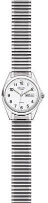 Regent F-292 / 11310029 Herren-Armbanduhr, Edelstahl-Gehäuse, Metall-Armband
