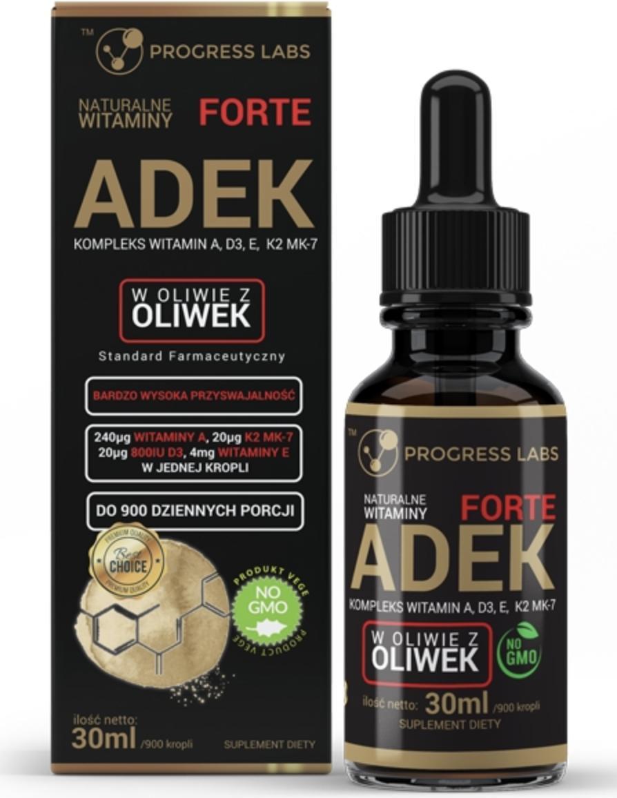 PROGRESS LABS Fortschritt Labs Natürliches Vitamin ADEK Forte 30ml