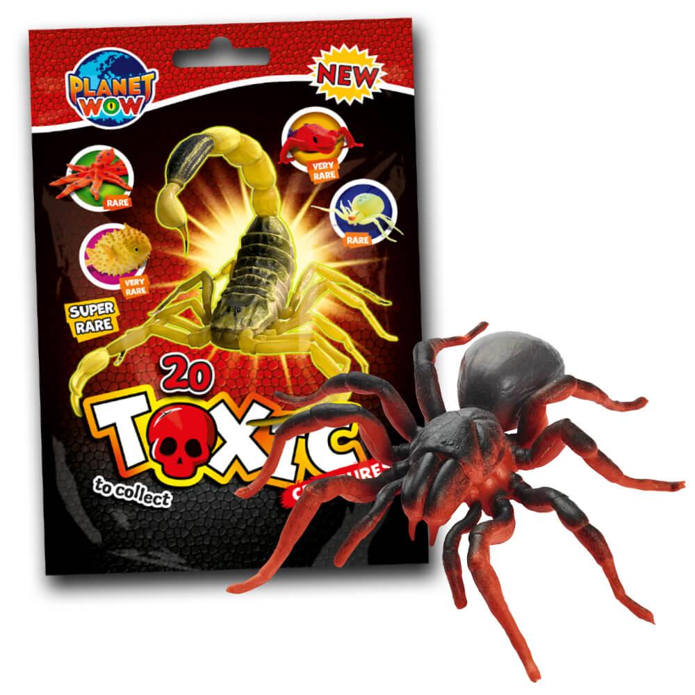 Panini Toxic Creatures Sammelfiguren - Planet Wow - Figur 3. Sydney Trichternetz Spinne