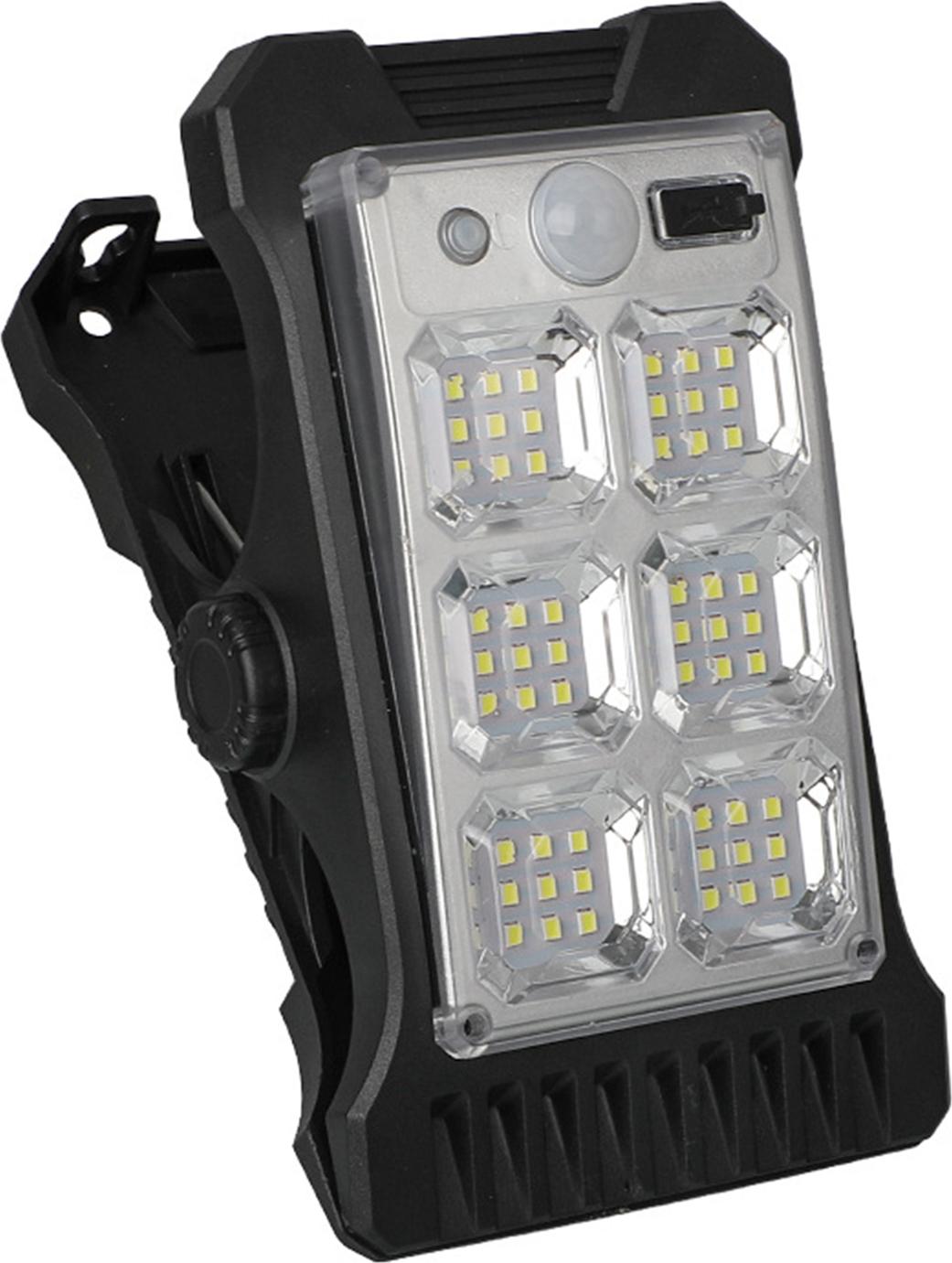 Vonkajšie solárne nástenné svietidlo Patio LED nočné svetlo Plot Clip Light so zabudovanou batériou Doprava Vysoká rýchlosť fotoelektrickej konverzie Nabíjanie USB Ľudský senzor Clipable Hookable Wall Mountable Širokouhlé osvetlenie 3 režimy osvetlenia