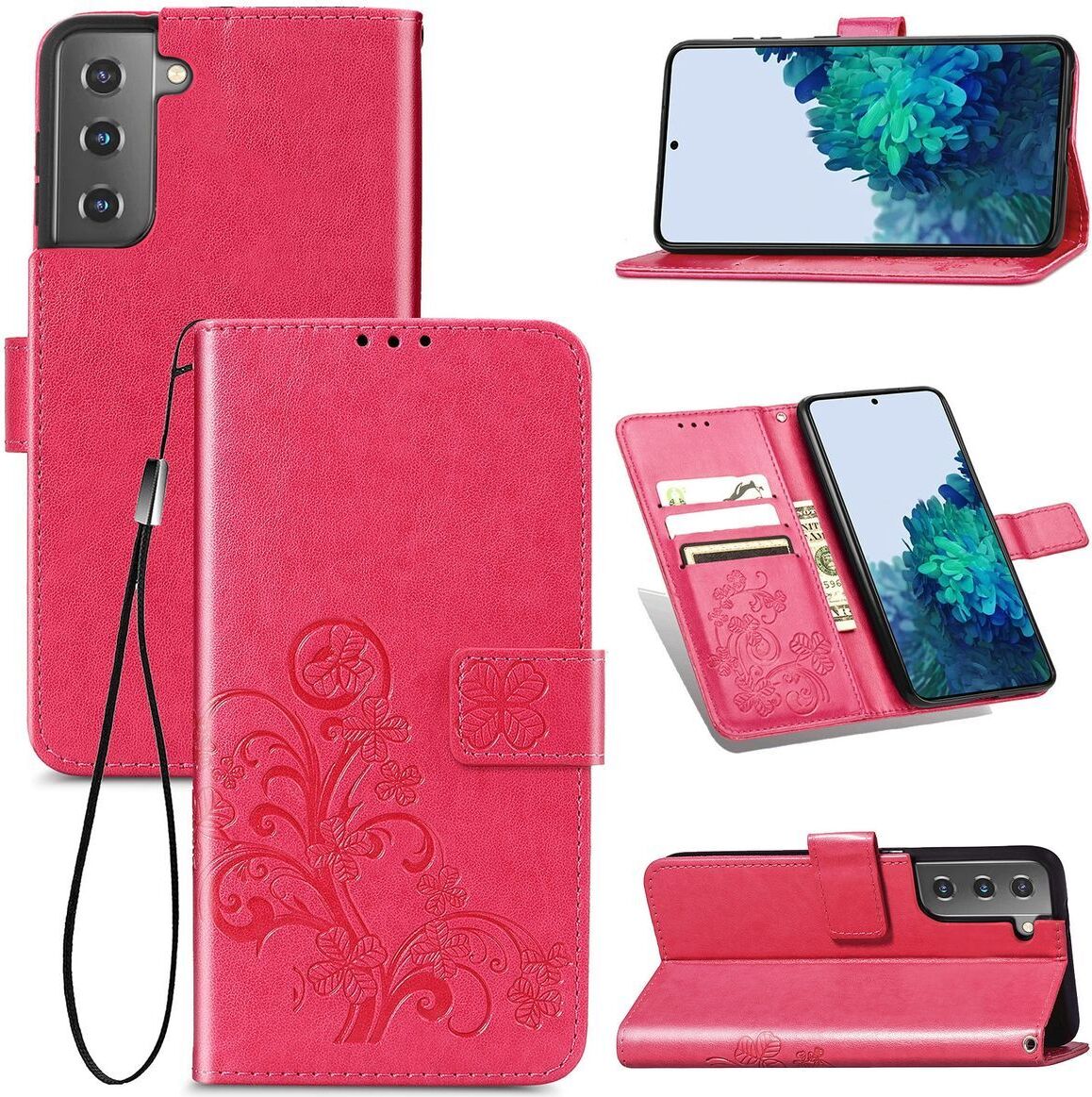 König Design , Farbe:Pink, Handymodell:Nokia X10 LA-VARIANTE-153363