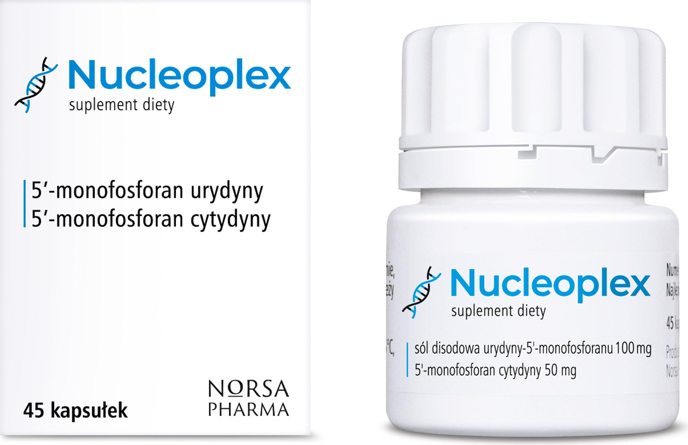 NUCLEOPLEX Nukleotide, die Bausteine der Nukleinsäuren, Norsa Pharma, 45 Kapseln