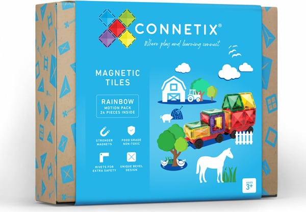 Connetix Magnetkacheln Motion Set 24-teilig CON-EU-24C