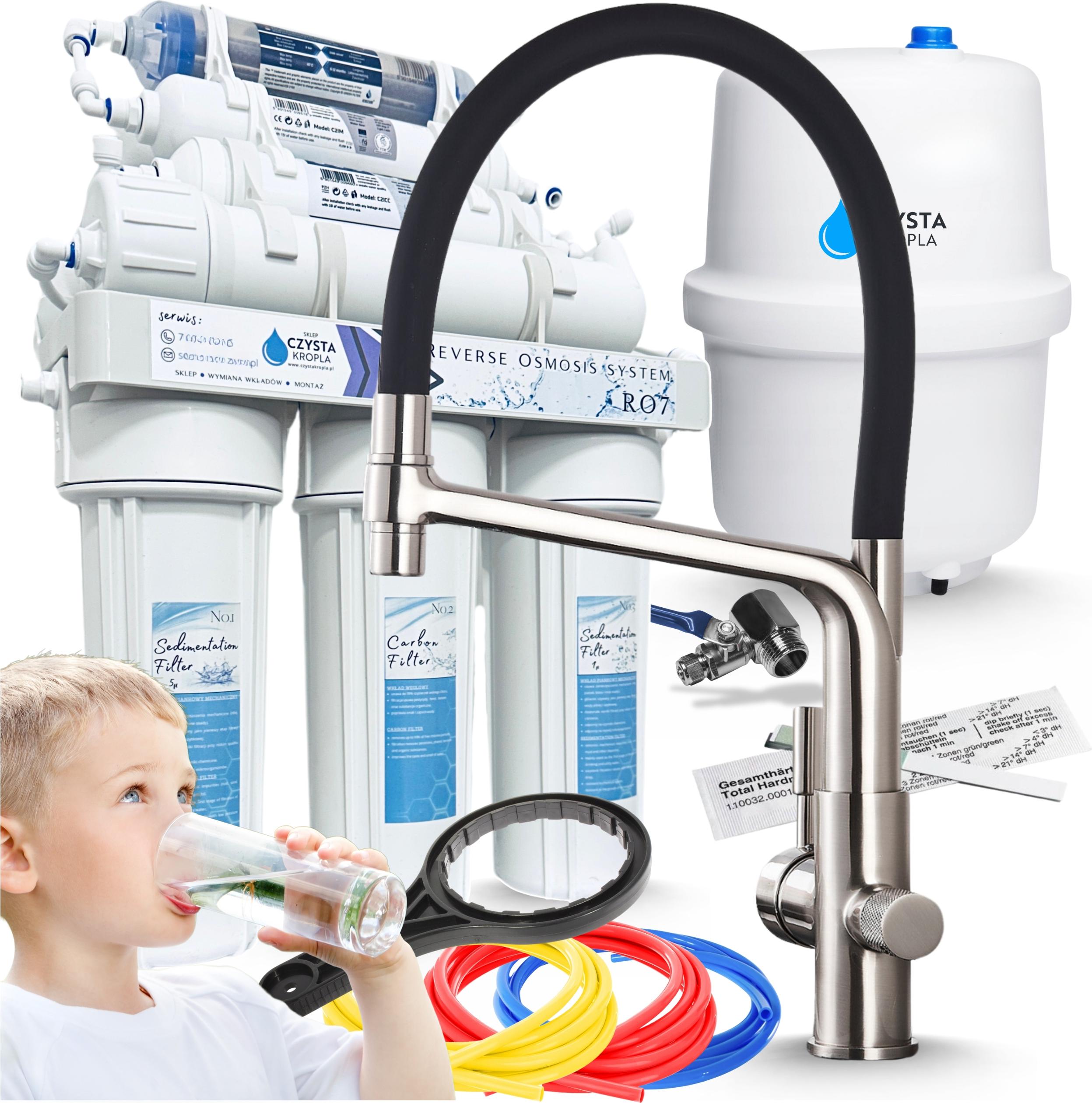 Wasserfilter Ro7 Ari 3-Wege Küchenarmatur Inox Image