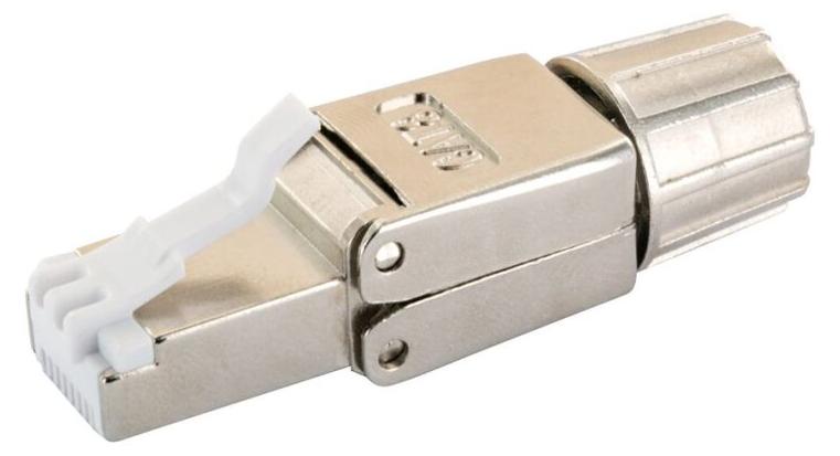 Schwaiger NWST811 531, RJ-45, Silber, Männlich, Gerade, Cat8.1, 15 mm NWST811531