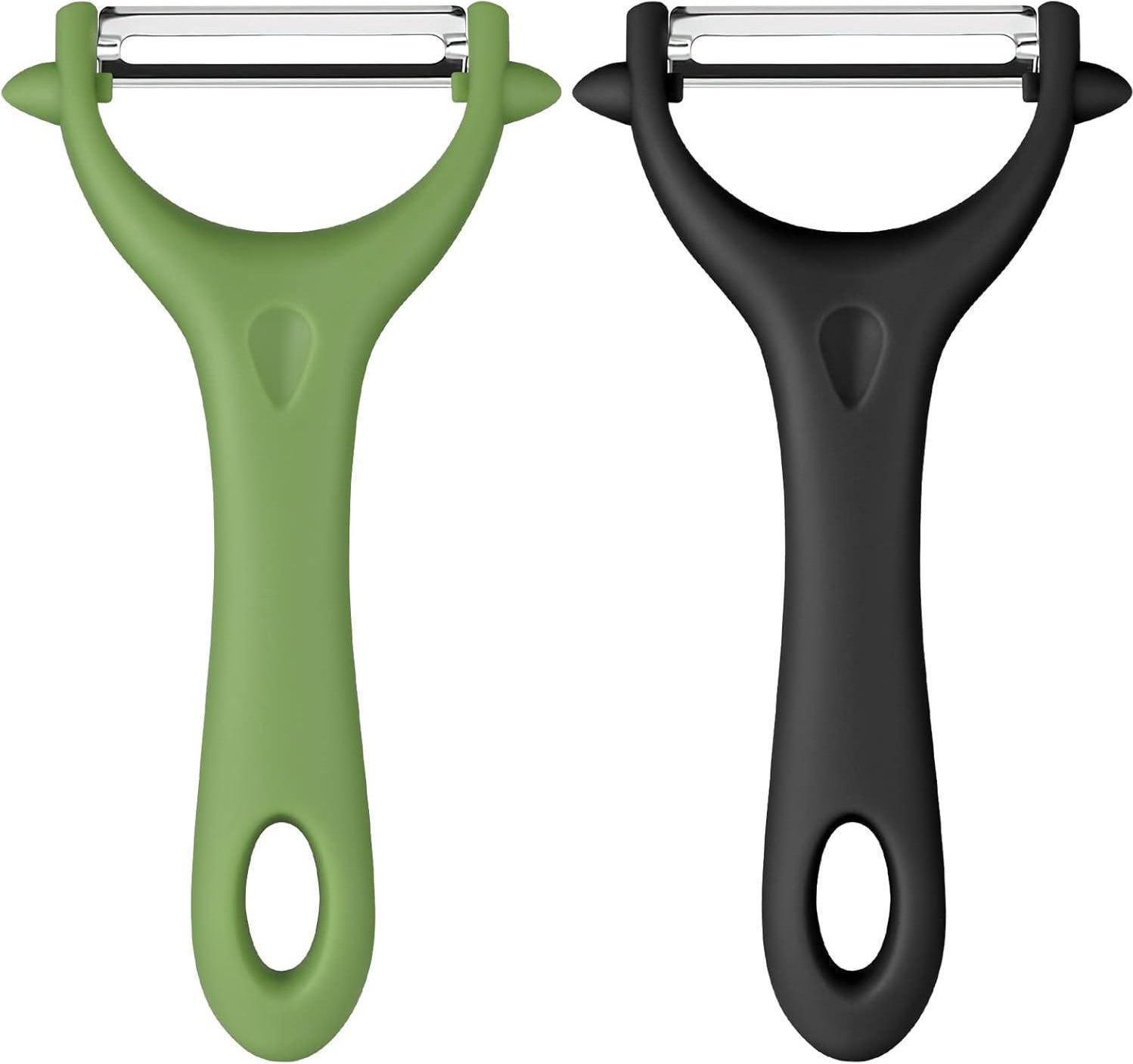 Sonstige AUAUY 2PCS Universalschäler Edelstahl Set Gemüseschäler Karotten Gemüse