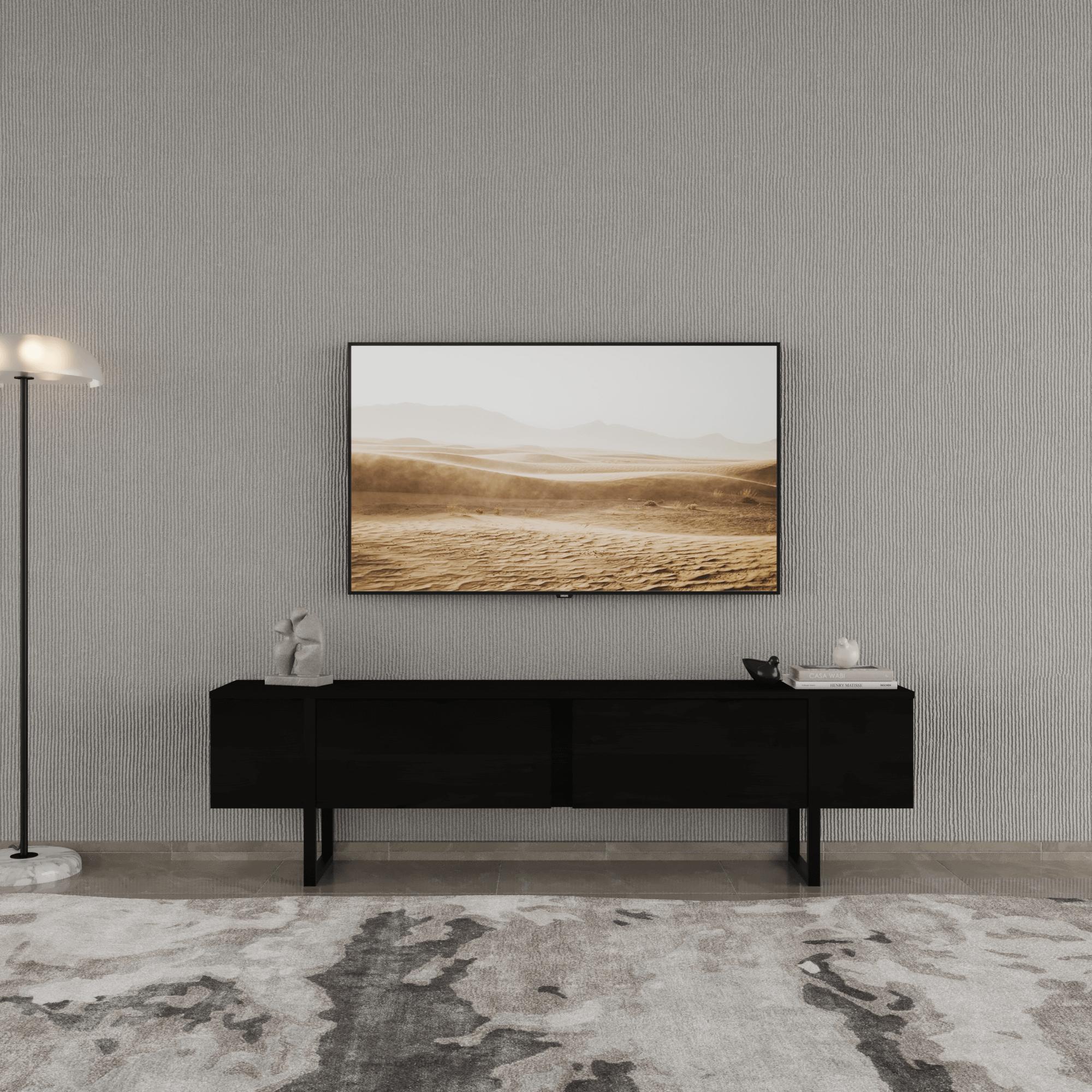 Smart Home Art Breda TV Möbel Elegant Metallfüße– 2 Türen, 3 Farben 1532302-nsku