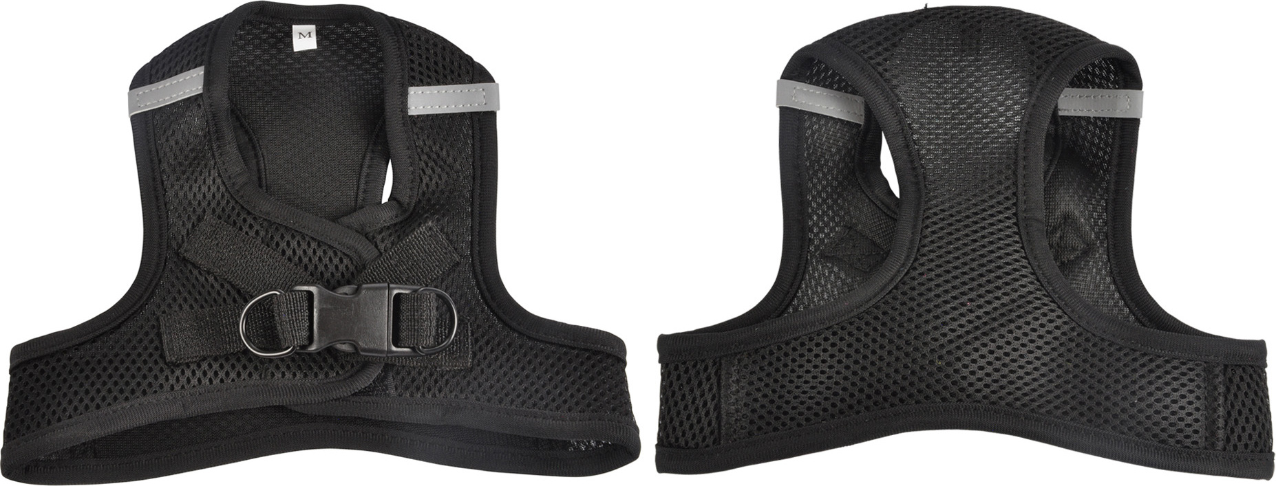 Dynamic24 Mesh Hundegeschirr Gr.L 33-48cm Brustgeschirr Sicherheitsgeschirr Hund Geschirr 6ANI869NR