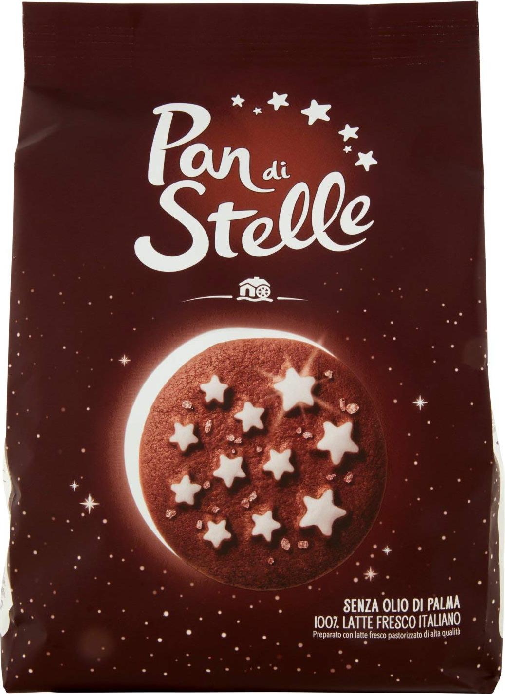 Barilla Mulino Bianco Pfanne Di Stelle Italienische Kakaokekse Plätzchen (700 g) ohne Palmöl, 2 Stück 3J-WZNC-3CF1