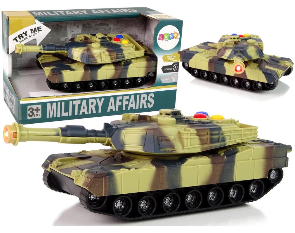 Leantoys Lean Toys Militärpanzer 1:32 Moro Brown Ton Lichter LTY-12126-uniw