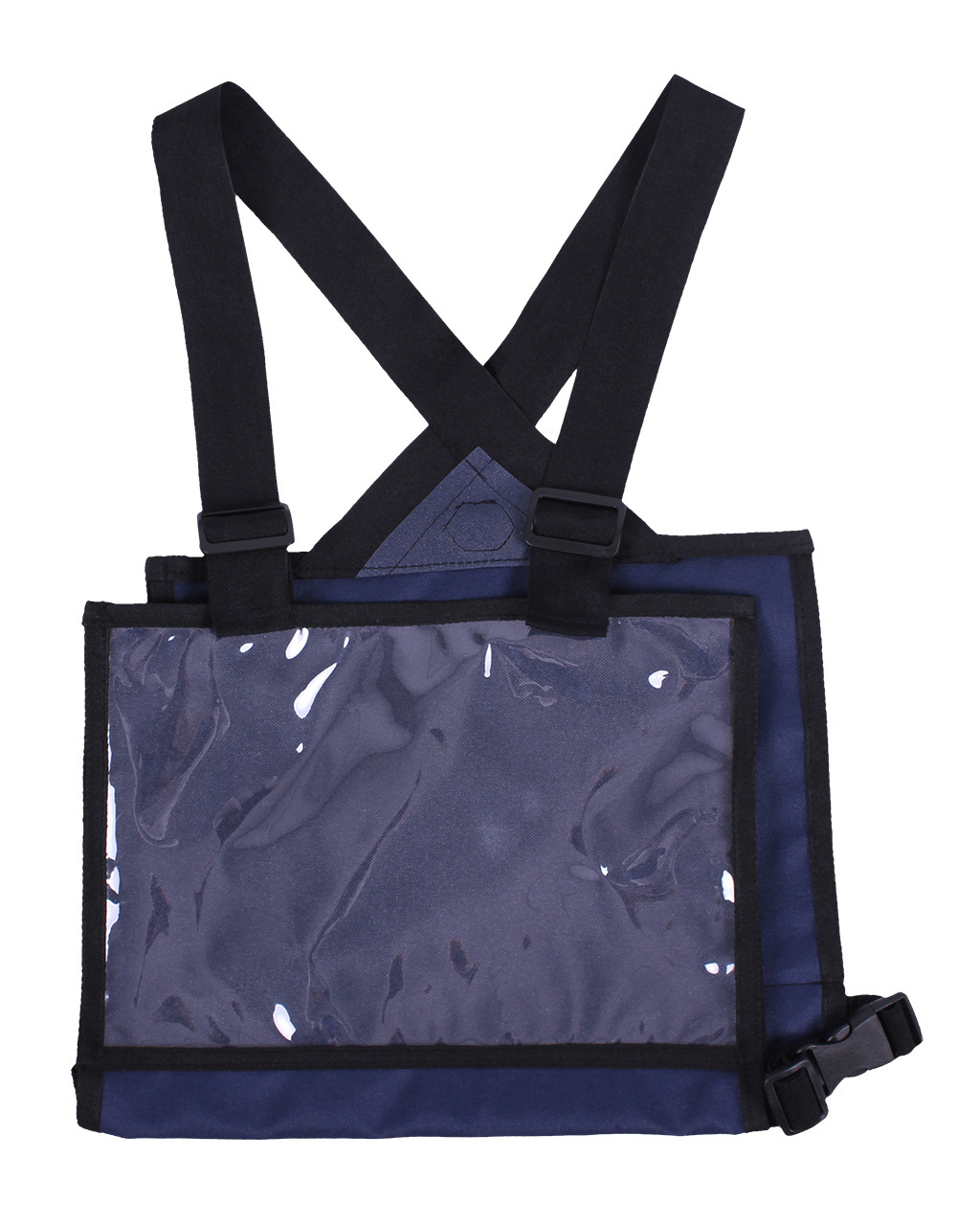 QHP Rückennummernhalter Navy 5249-NA