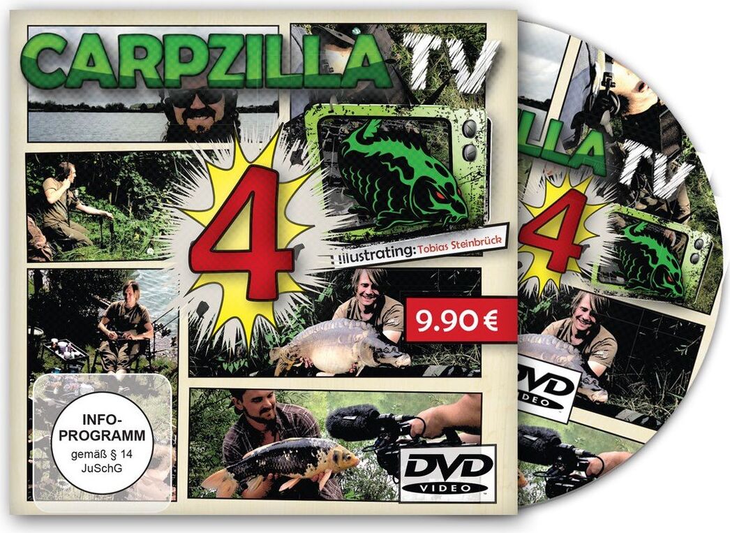 Carpzilla TV DVD Version 4 -Karpfenangeln mit Mark Dörner und Tobias Steinbrück DVD Carpzilla TV Version 4