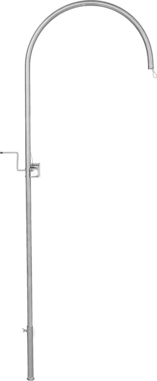 Schneider Grillgeräte Schneider Grillgalgen Rondo Höhe 190 cm ohne Grillrost und Aufhängung 08c