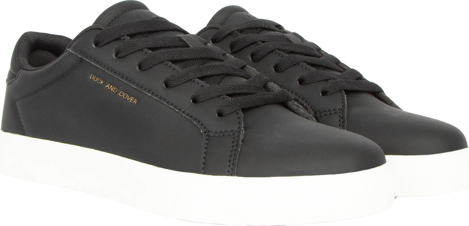 Duck and Cover - Herren Sneaker "Claspar" BG1351 (42 EU) (Schwarz) UTBG1351