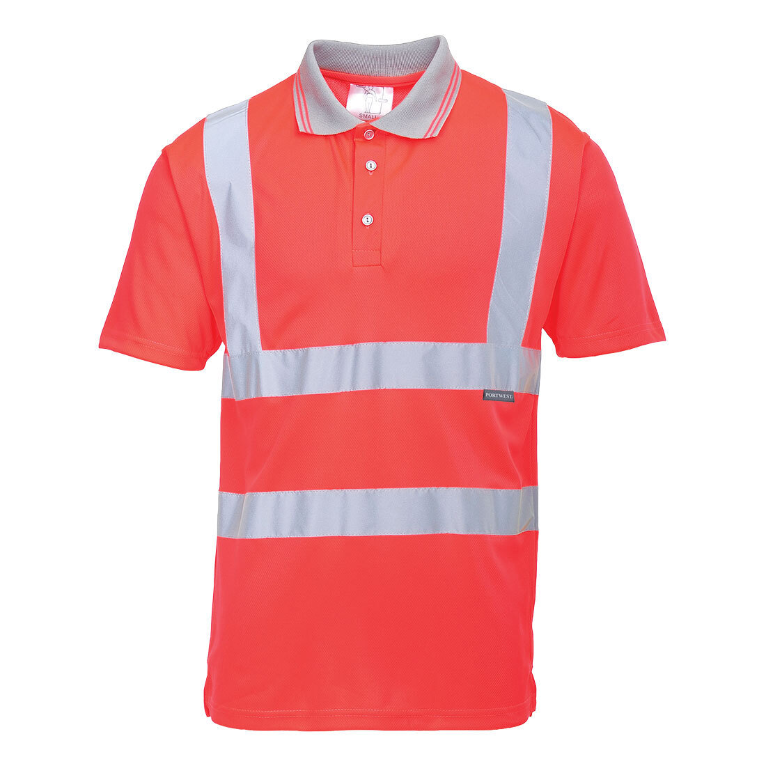 Portwest Warnschutz Poloshirt kurzarm Rot S S477