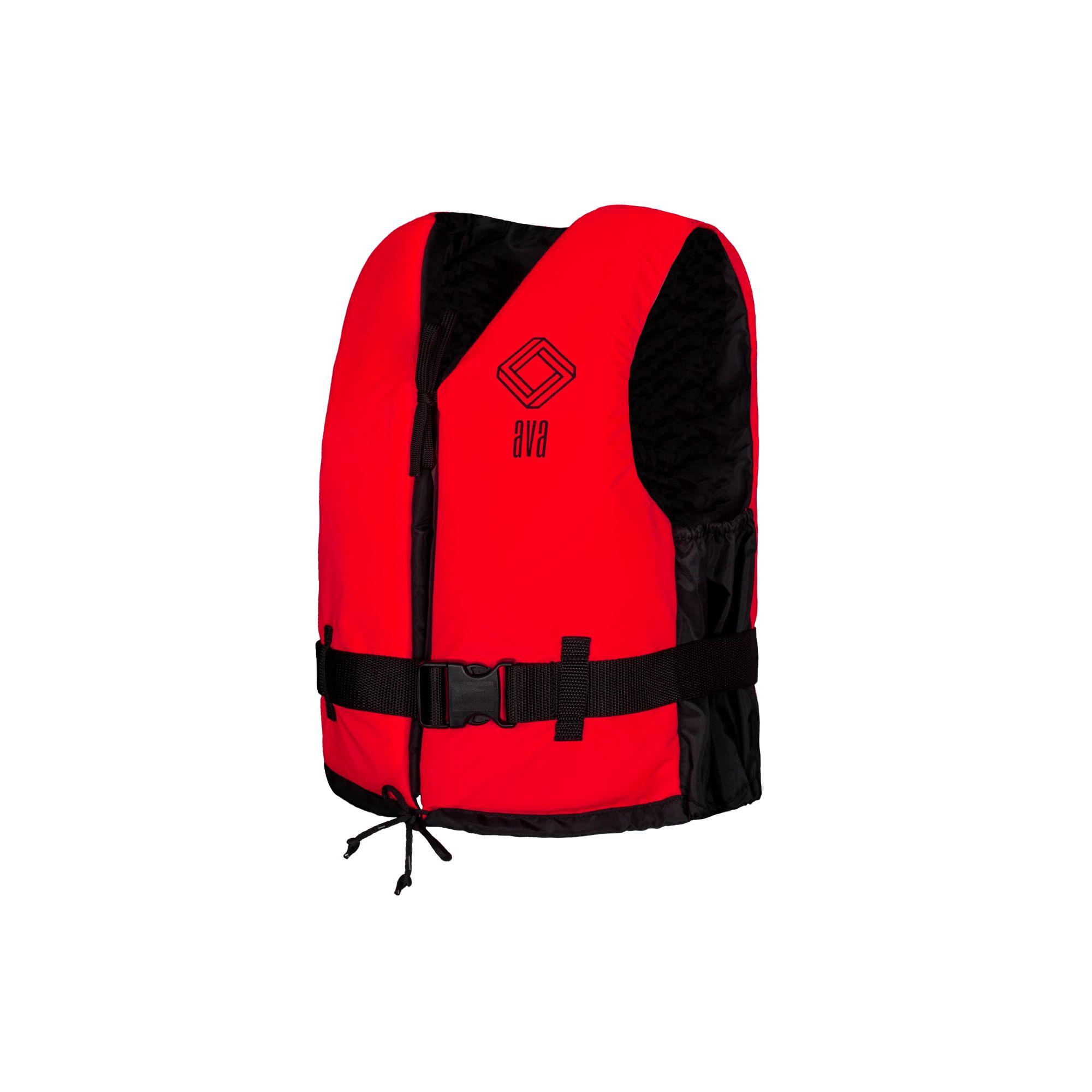 AVA RITA Schwimmweste 50N Kinder Erwachsene 30-50 kg für Kajak SUP Rot