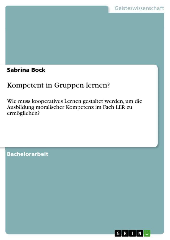 Sonstige Verlage Kompetent in Gruppen lernen?